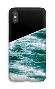 Zwart water hoesje IPhone X