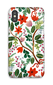 Fleurs de Noël Coque IPhone X