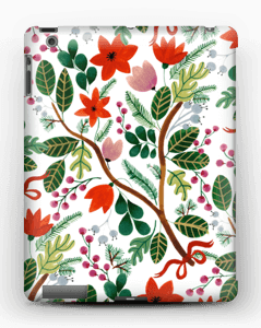 Juleblomster deksel IPad 4/3/2