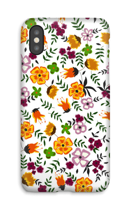 Summer flowers case IPhone X