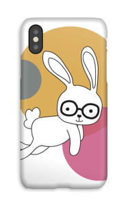 Castor coniglio nello spazio cover IPhone X