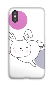 Astra coniglio nello spazio cover IPhone X