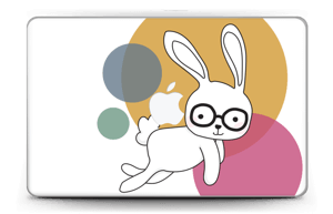 The Space Bunny Castor  Skin MacBook Air 11”