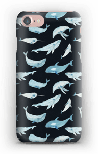Sinivalaat kuoret IPhone 7