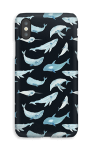 Balene su nero cover IPhone XS