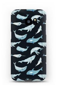 Sinivalaat kuoret Galaxy S7 Edge