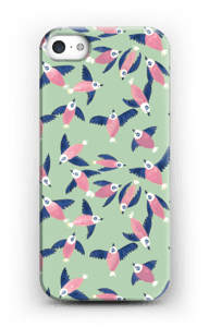 Rosa fugler deksel IPhone SE