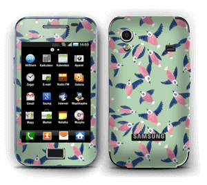 Birds in pink  Skin Galaxy Ace