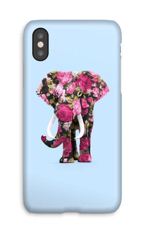 Blomstrete elefant deksel IPhone X