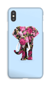 Bloemen olifant hoesje IPhone XS Max
