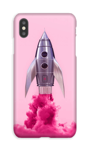 Paarse raket hoesje IPhone XS Max