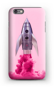 Vaaleanpunainen raketti kuoret IPhone 6s Plus tough