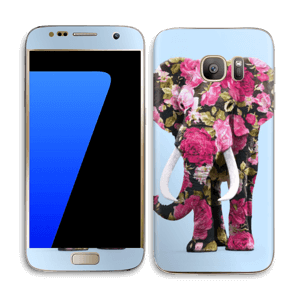 Floral Elephant  Skin Galaxy S7