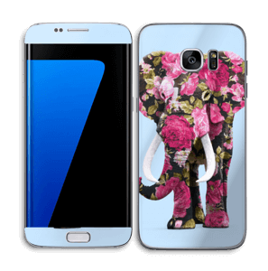 Floral Elephant  Skin Galaxy S7 Edge