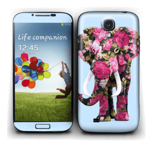 Floral Elephant Skin Galaxy S4