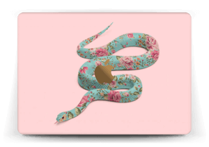 Floral snake Skin MacBook 12”