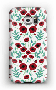 Valmue deksel Galaxy S6 Edge