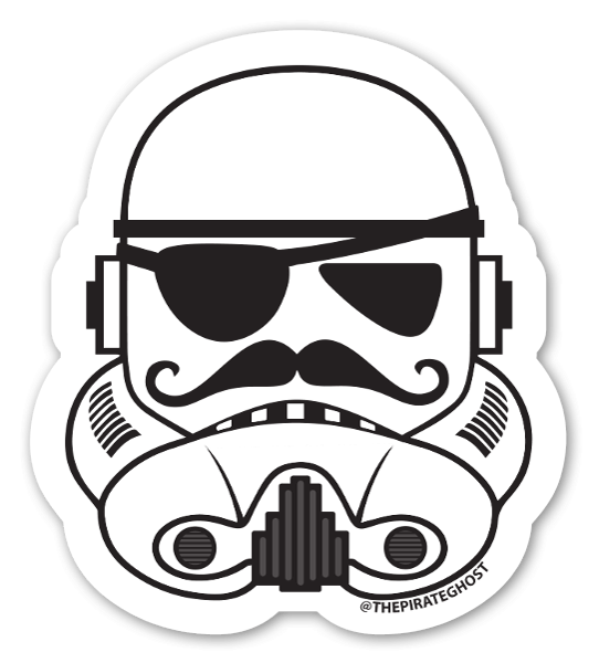 PirateGhost Trooper sticker