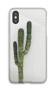 De single cactus hoesje IPhone X