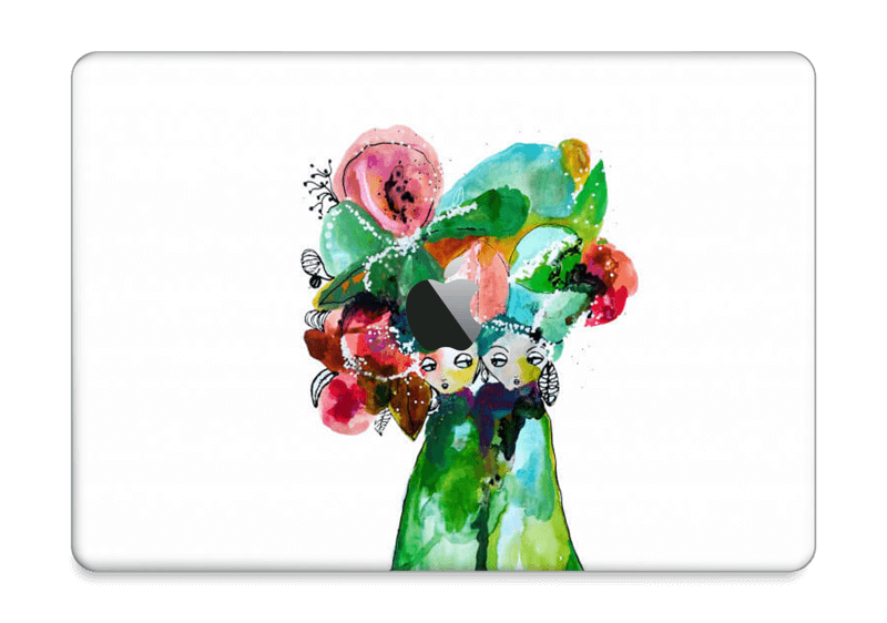 Chapeau fleuri Skin MacBook Pro 13” 2016-