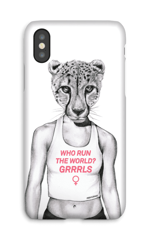 Run Grrrl deksel IPhone X