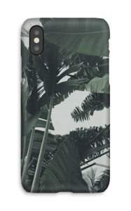 Tropisch blad hoesje IPhone X