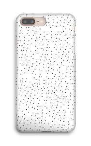 Points noirs sur blanc Coque IPhone 8 Plus