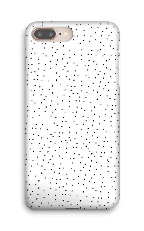 Points noirs sur blanc Coque IPhone 8 Plus