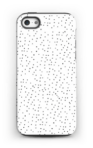 Svarthvit prikk deksel IPhone 5/5s tough