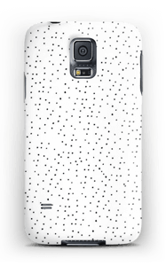 Dots on white case Galaxy S5