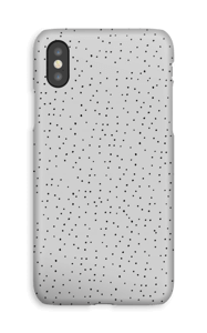 Harmaita pilkkuja kuoret IPhone XS