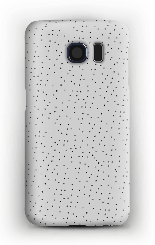 Sorte prikker på gråt cover Galaxy S6