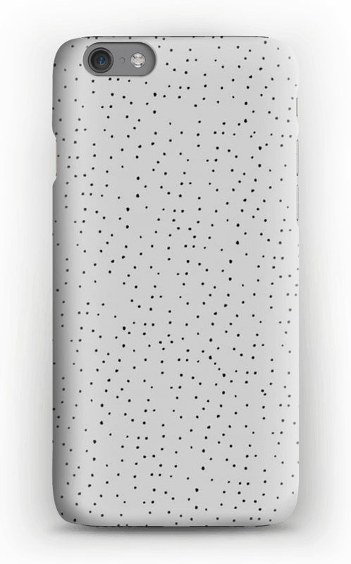 Sorte prikker på gråt cover IPhone 6s
