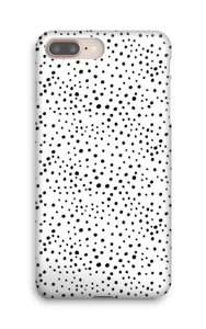 Blanc Pointilleux Coque IPhone 8 Plus