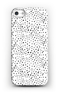 Various dots on white case IPhone 5/5S