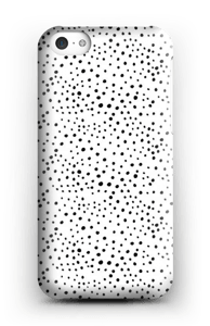 Valkoiset pilkut kuoret IPhone 5c