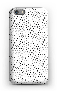 Valkoiset pilkut kuoret IPhone 6s Plus tough