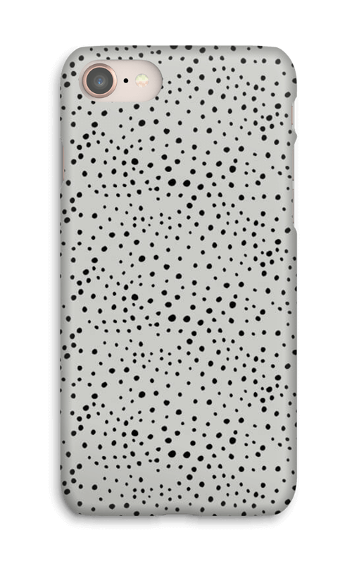 Prikker på gråt cover IPhone 8