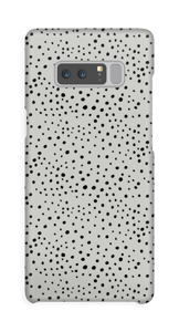 Black dots on grey case Galaxy Note8
