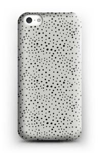 Black dots on grey case IPhone 5c