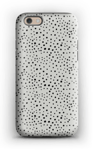 Harmaat pilkut kuoret IPhone 6 tough