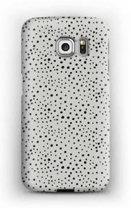 Prikker på grått deksel Galaxy S6 Edge