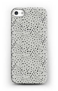 Harmaat pilkut kuoret IPhone SE