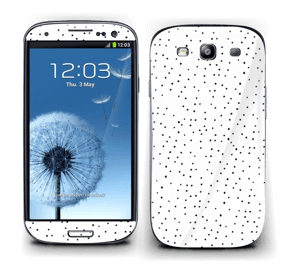 Small dots on white Skin Galaxy S3