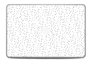 Small black dots on white Skin MacBook Pro 17” -2015