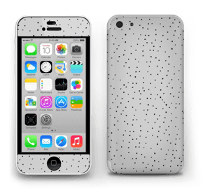 Small black dots on grey Skin IPhone 5c