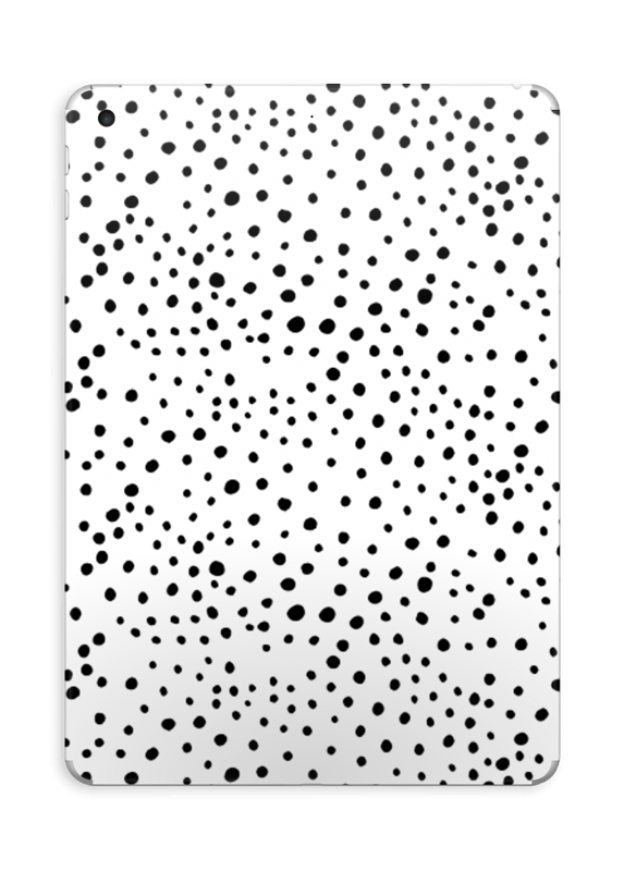 Prikker på hvitt Skin IPad 2017