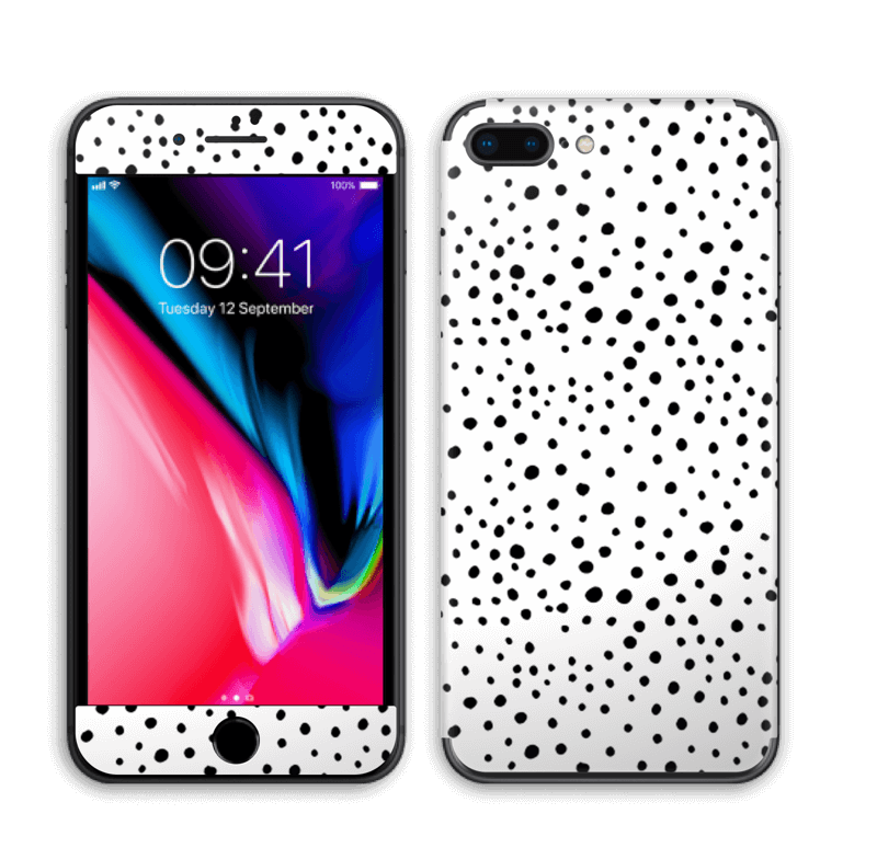 Prikker på hvitt Skin IPhone 8 Plus