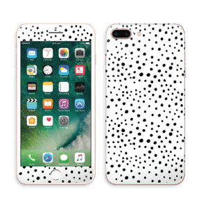Various dots on white Skin IPhone 7 Plus