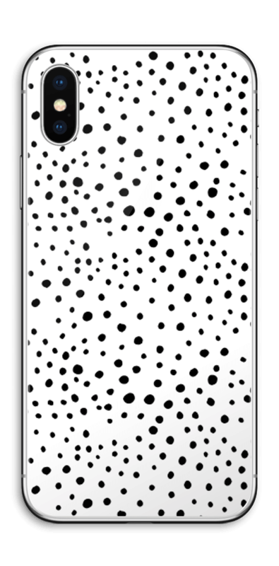 Prikker på hvitt Skin IPhone X